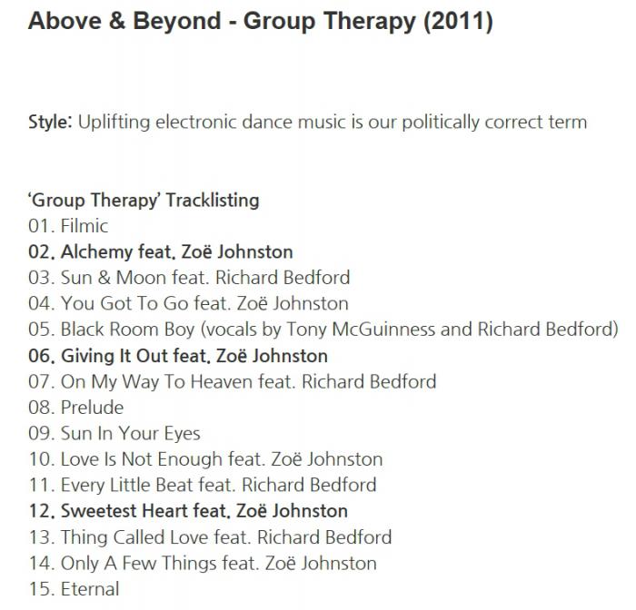Above Beyond: Group Therapy